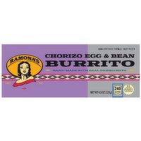 Ramonas Chorizo Bean Egg Burrito - 4.5 Ounce